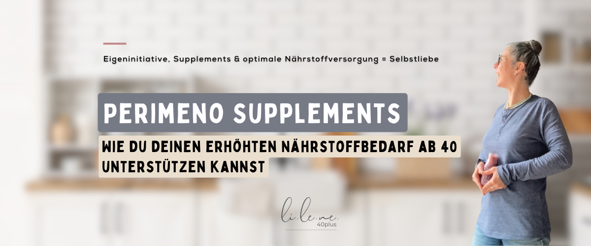 Perimenopause Supplements oder Was du den Tag über essen könntest